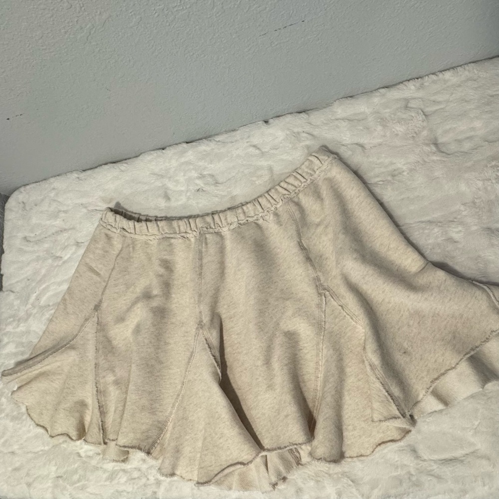 Aerie Cream Cozy Knit Fabric